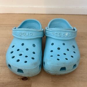 CROCS Kids Light Blue Water Shoes